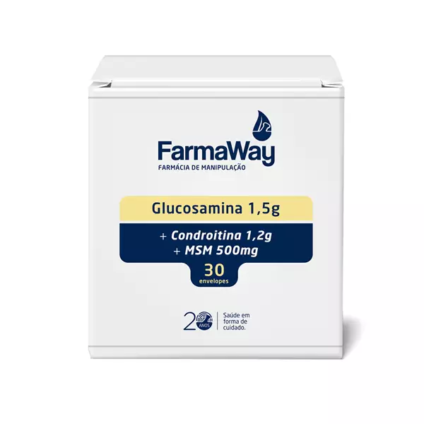 Glucosamina 1,5g+ Condroitina 1,2g + MSM 500mg