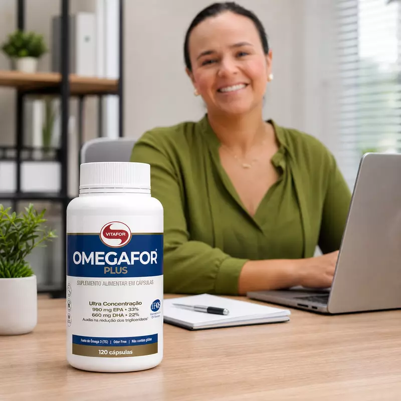 OMEGAFOR® PLUS: Ômega 3 120 Cápsulas